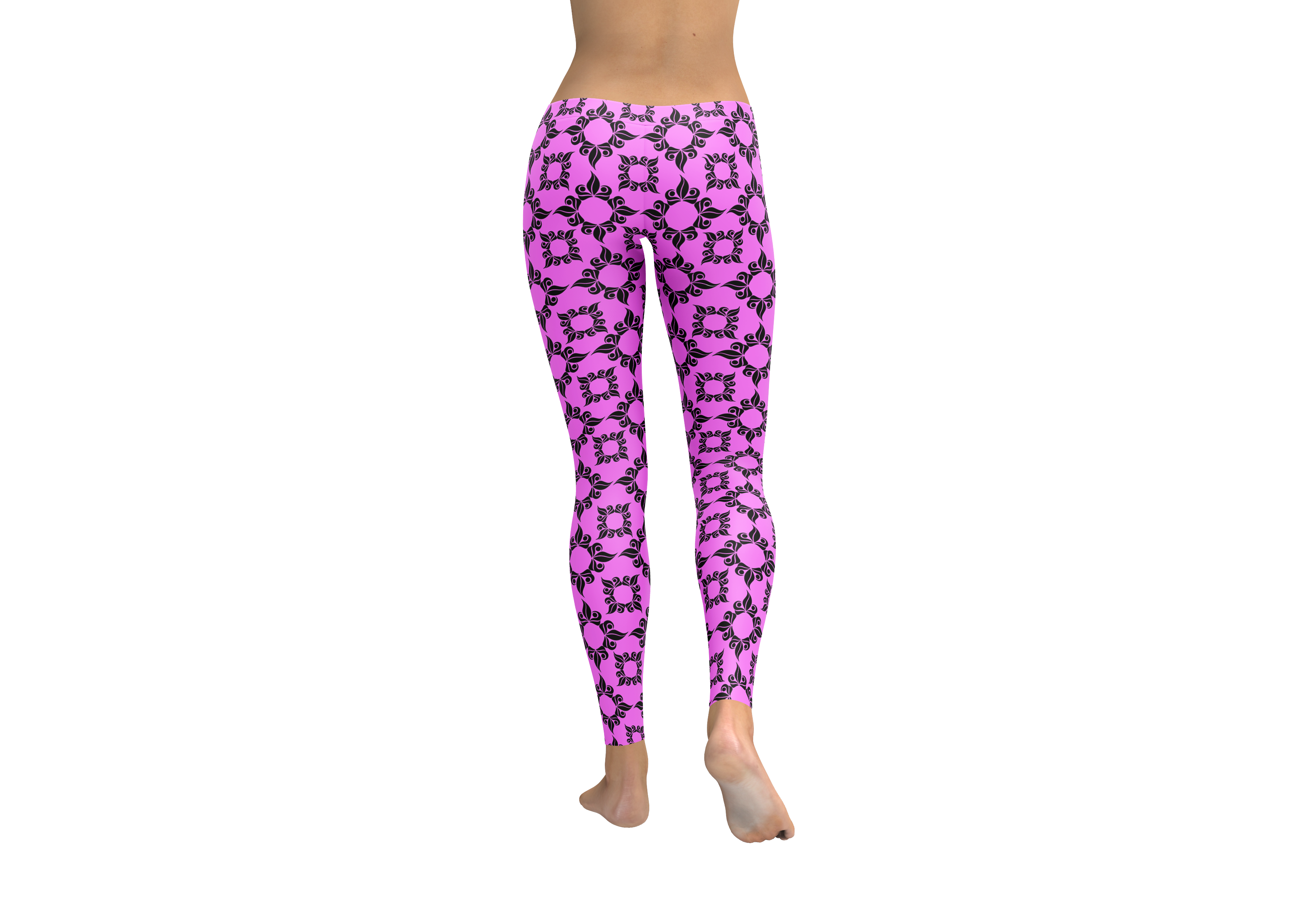 patterned yoga pants