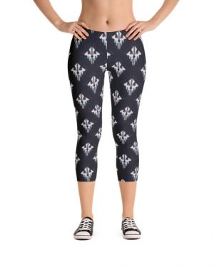 Devil Skull Capri Leggings