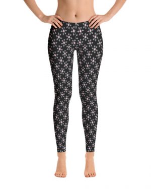 Christmas Black Snowflake Leggings