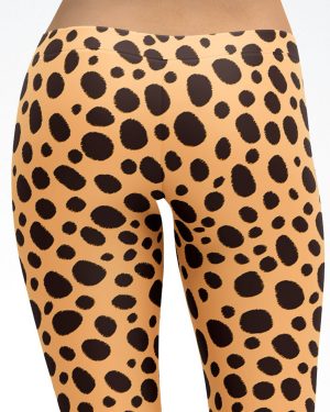 Cheetah Print Leggings Yoga Pants