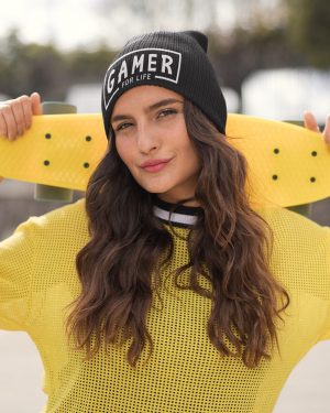 Gamer For Life Pom Pom Knit Cap