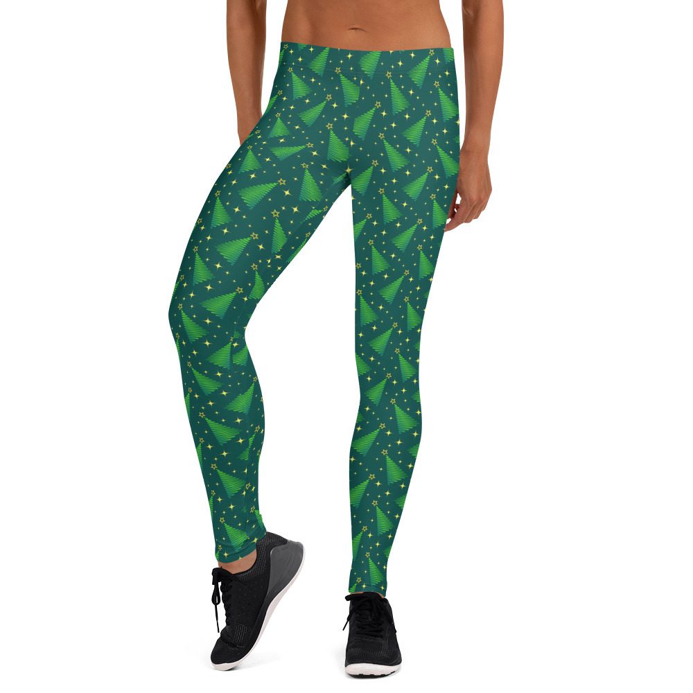 Christmas Tree Leggings - Running Costume - Image 5