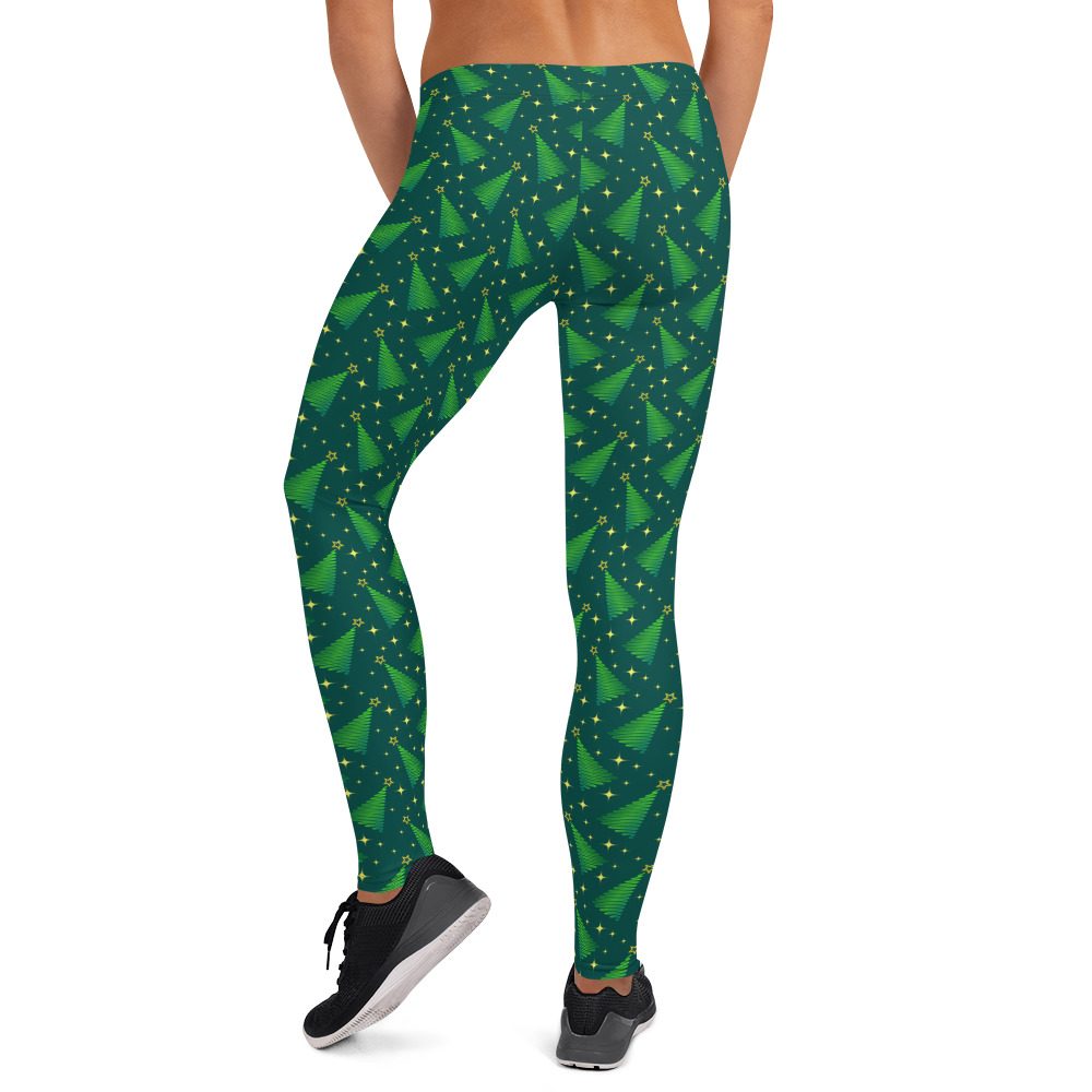 Christmas Tree Leggings - Running Costume - Image 2