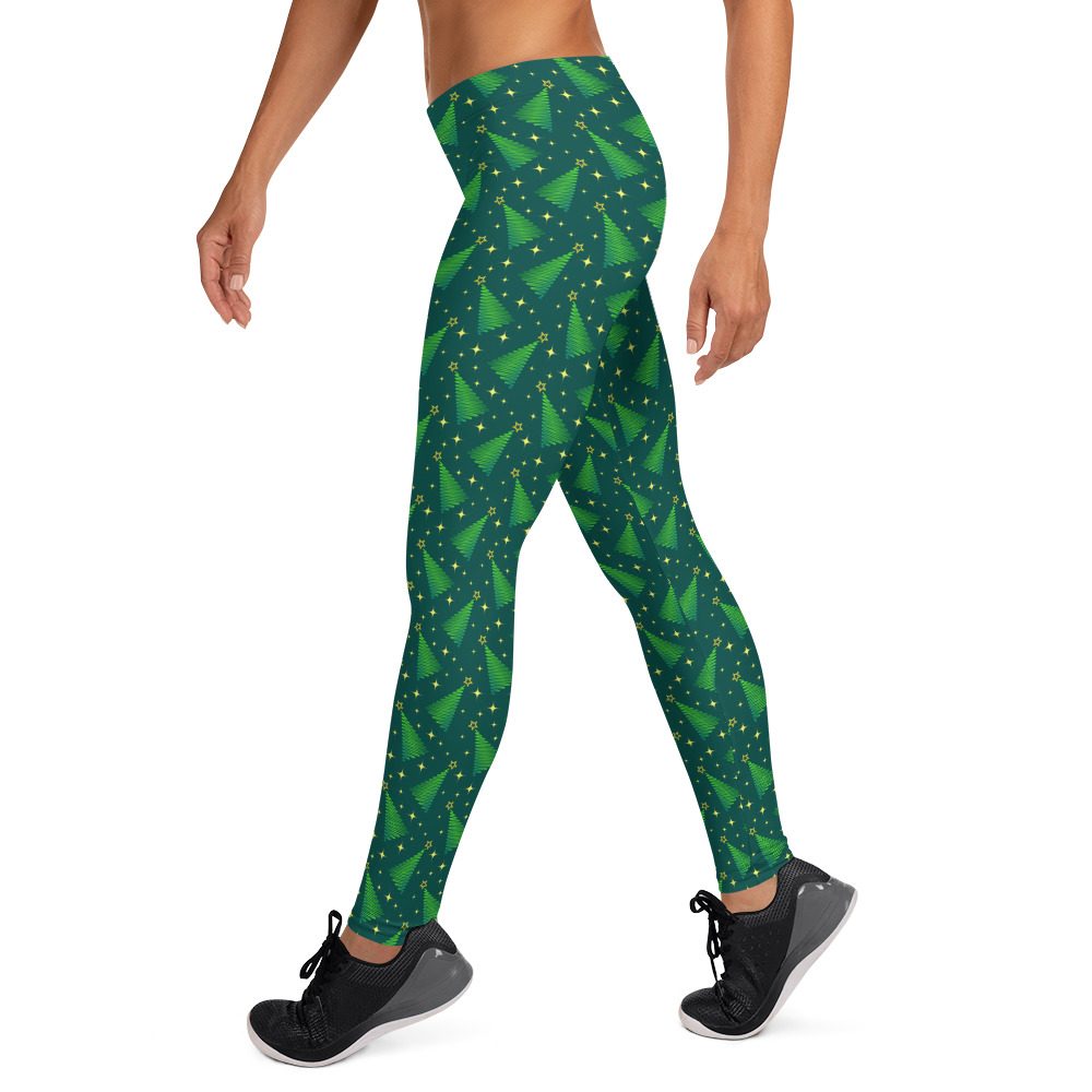 Christmas Tree Leggings - Running Costume - Image 3