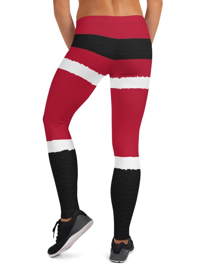 Santa Claus Christmas Leggings – Running Costume