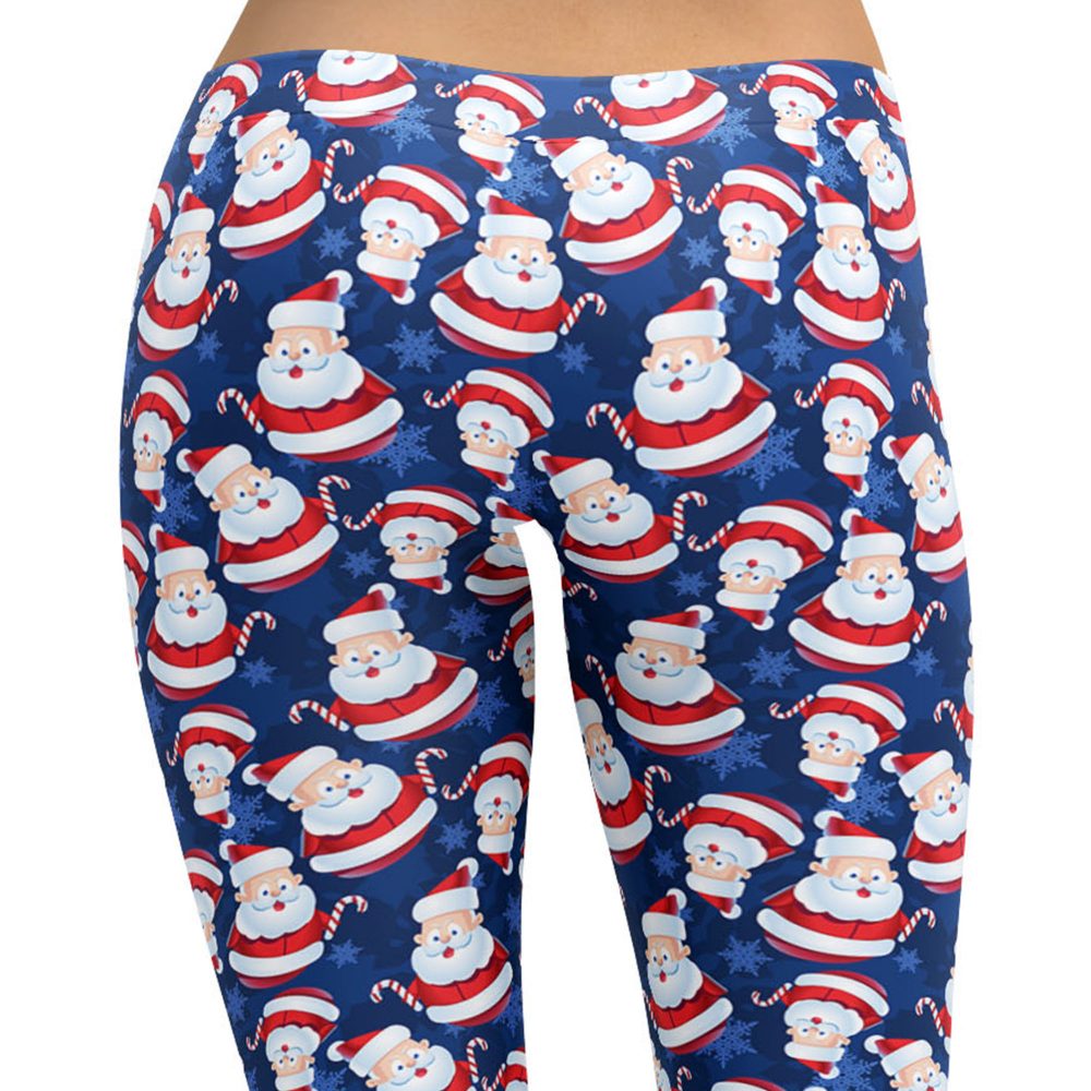 Christmas Santa Leggings - Running Costume