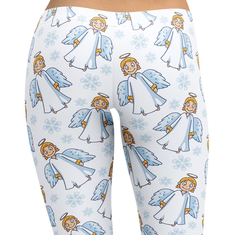 Christmas Angel Leggings - Running Costume