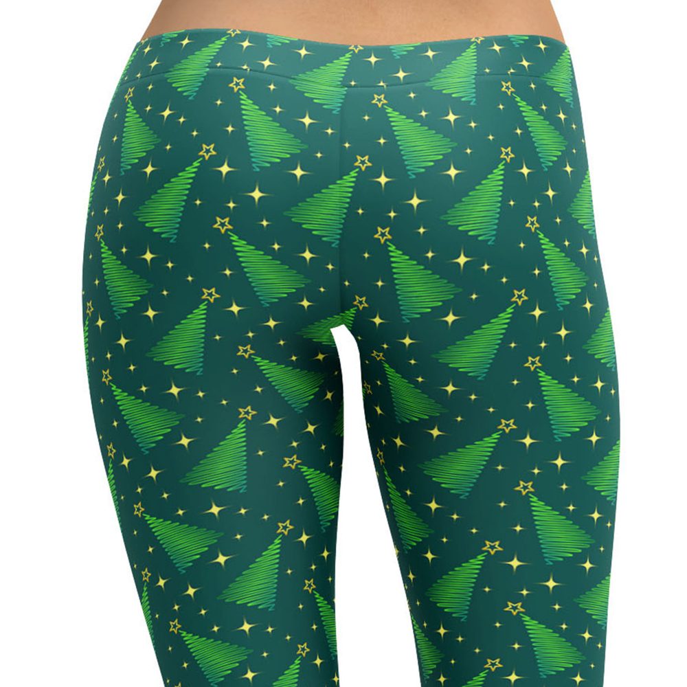 Christmas Tree Leggings - Running Costume