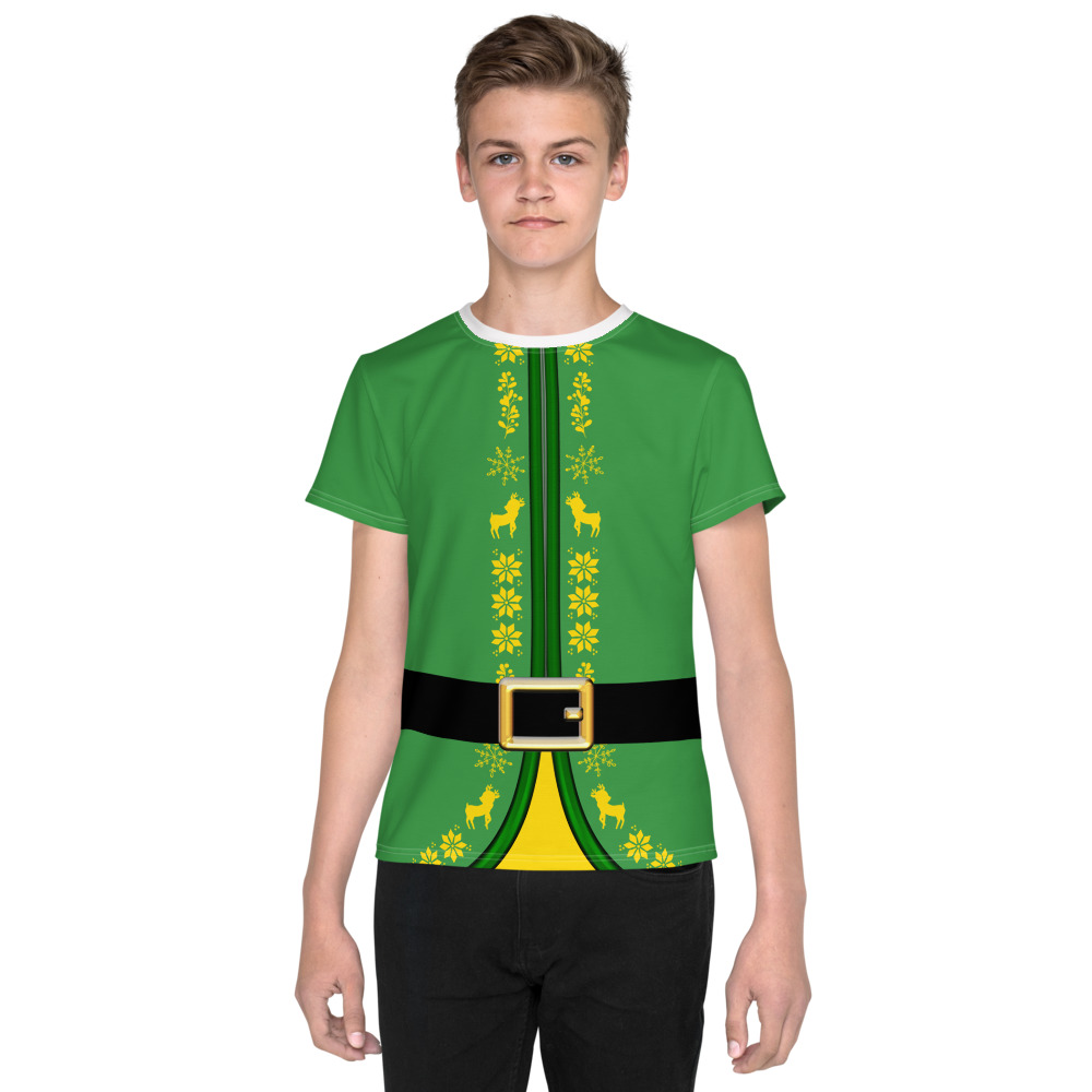Buddy The Elf Christmas Costume – Sports bra – Cosplay Activewear Costumes  – Spirit West Designs