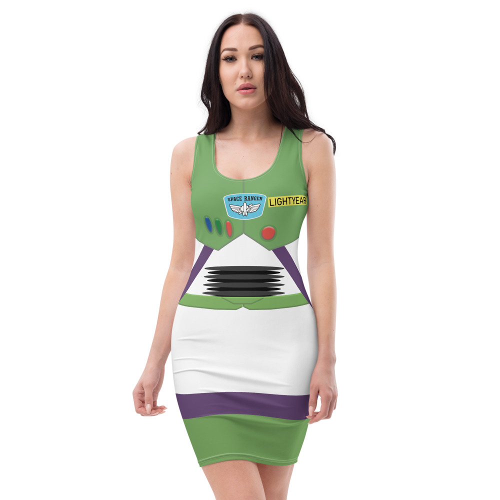 Buzz Lightyear Toy Story Spaceman Costume – Fitted Bodycon Dress