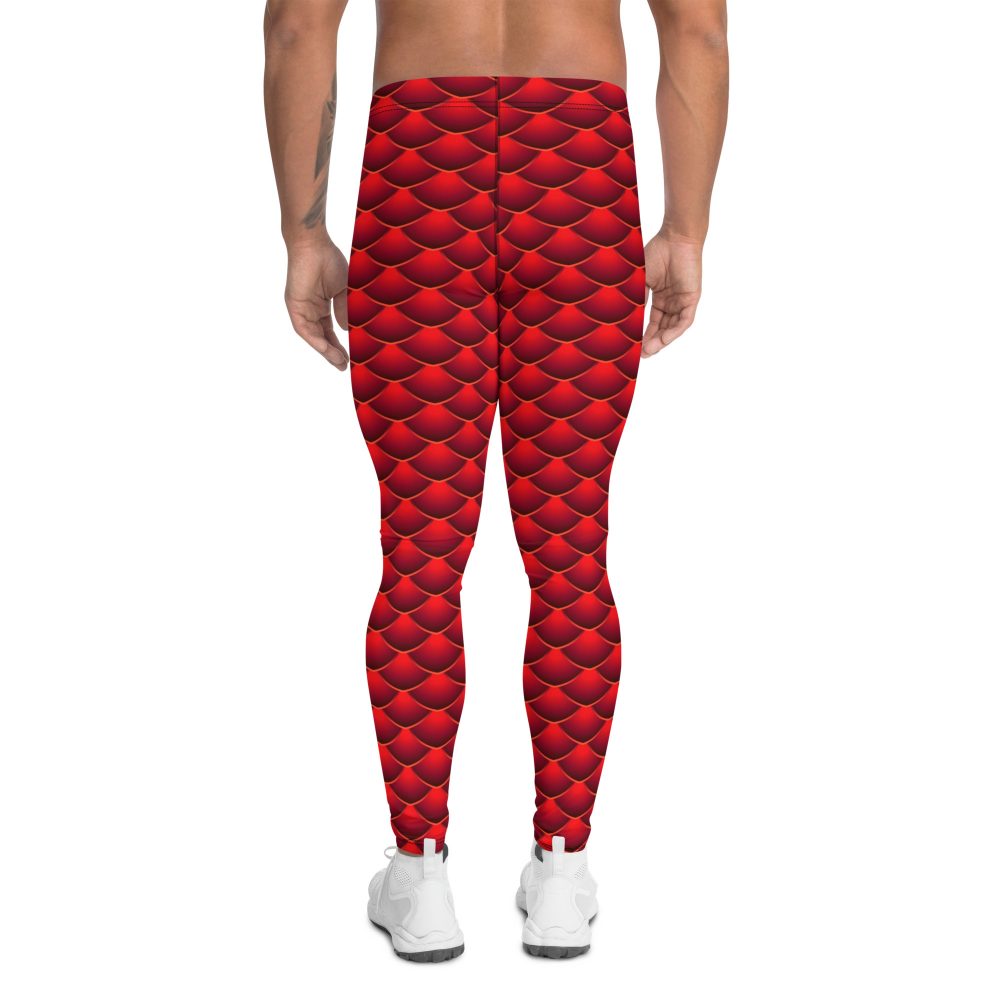 Men's Costume, leggings, meggings, slim fit, red dragon costume, reptile costume, Lizard Costume, halloween costume, cosplay costume, rundisney, rundisney costume, activewear costume, dance costume, disneyland costume, festival costume, plus size costume, plus size