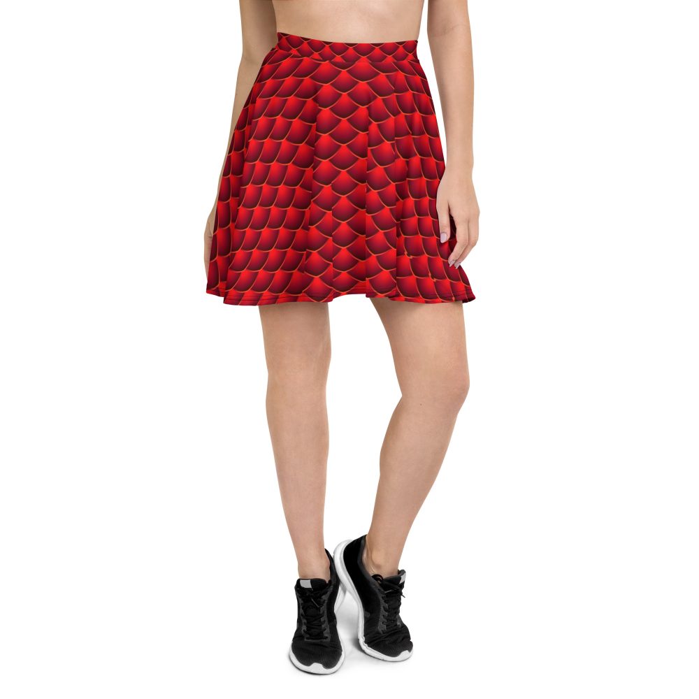 skirt, skater skirt, running skirt, red dragon costume, reptile costume, Lizard Costume, halloween costume, cosplay costume, rundisney, rundisney costume, activewear costume, dance costume, disneyland costume, festival costume, plus size costume, plus size