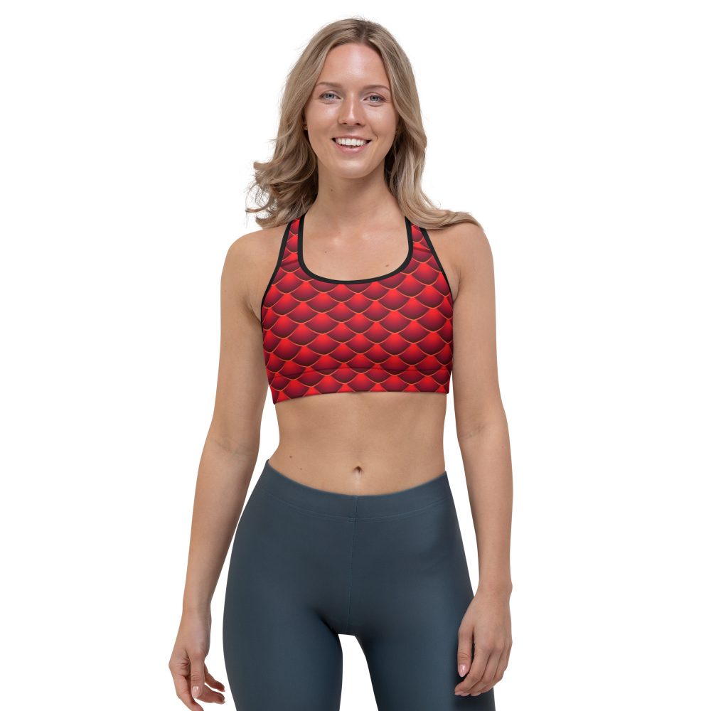 sports bra, red dragon costume, reptile costume, Lizard Costume, halloween costume, cosplay costume, rundisney, rundisney costume, activewear costume, dance costume, disneyland costume, festival costume, plus size costume, plus size