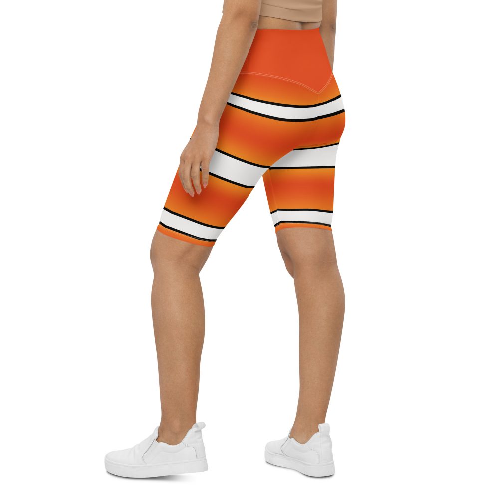 Clownfish Nemo Costume Halloween Cosplay Bike Shorts - Image 3