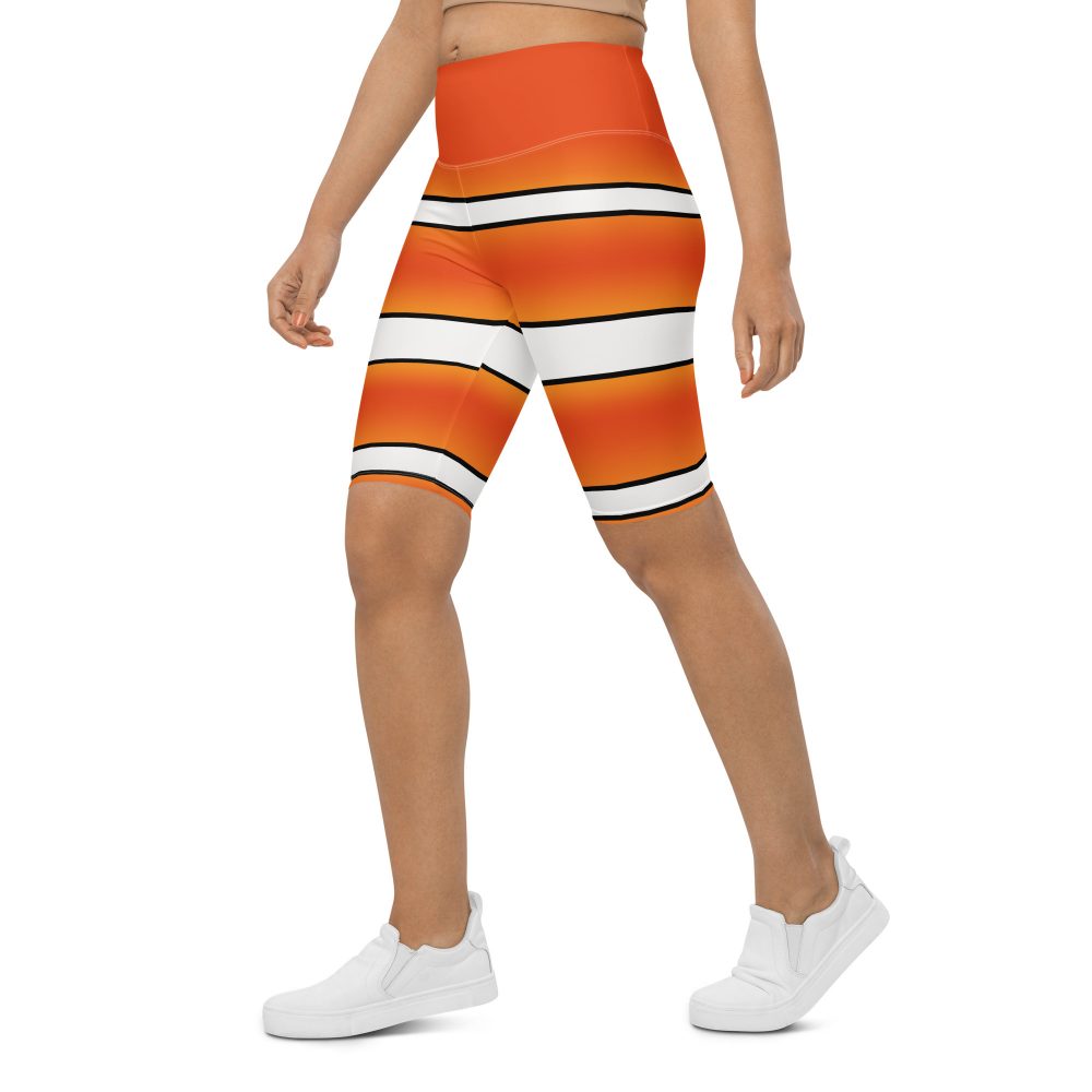 Clownfish Nemo Costume Halloween Cosplay Bike Shorts - Image 4