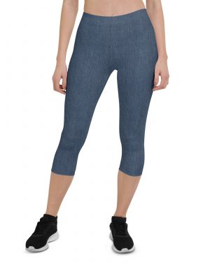 Jeggings – Jean Print Capri Leggings