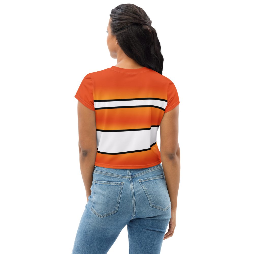 Clownfish Nemo Costume Halloween Cosplay Crop Tee - Image 2