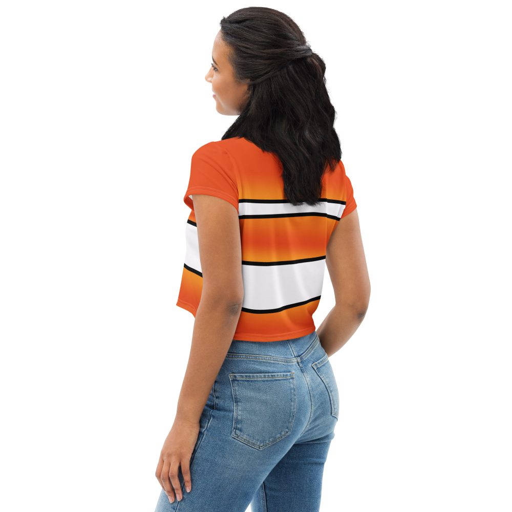 Clownfish Nemo Costume Halloween Cosplay Crop Tee - Image 3