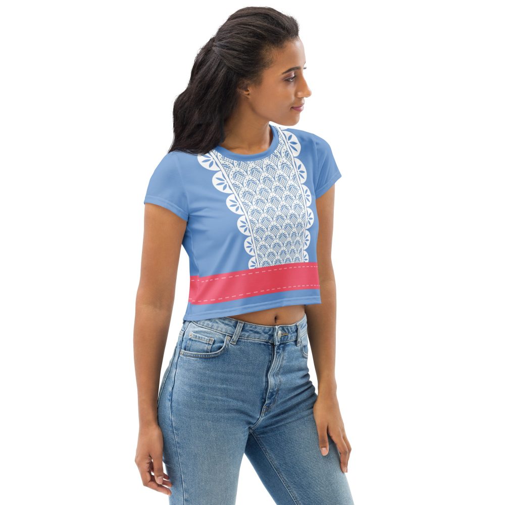 crop top, crop shirt, crop t-shirt, t-shirt, Toy Story Costume, Little Bo Peep, bo peep costume, uv protection, swim costume, Cosplay Costume, Halloween Costume, Womans costume, plus size costume, matching costume, men's costume, children's costume, kid's costume, women's costume, girls costume, boys costume, running costume, rundisney, run disney, dance costume, activewear