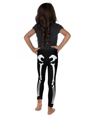 Skeleton Halloween Cosplay Costume Kid’s Leggings