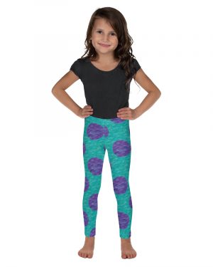 Sully Costume Monster Halloween Cosplay Kid’s Leggings