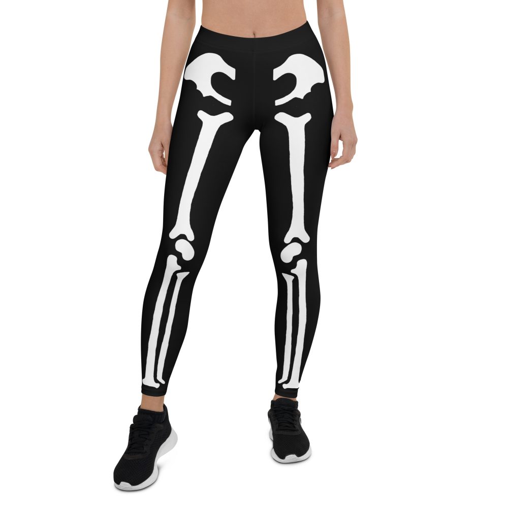 Skeleton Halloween Cosplay Costume Leggings