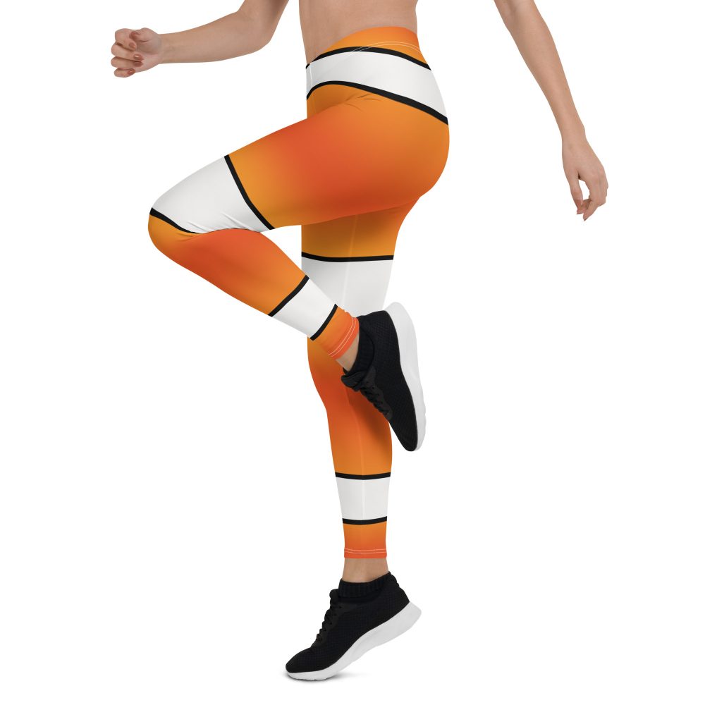 Clownfish Nemo Costume Halloween Cosplay Leggings - Image 4