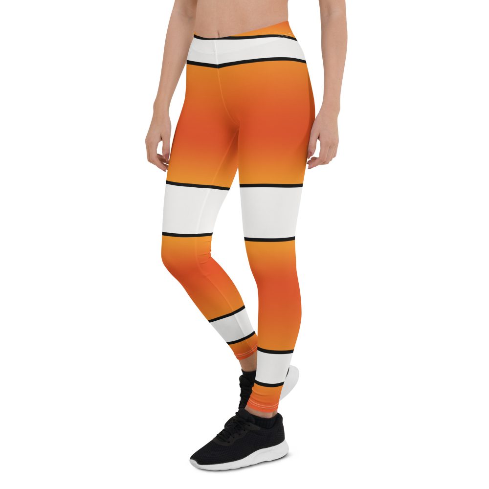 Clownfish Nemo Costume Halloween Cosplay Leggings - Image 3