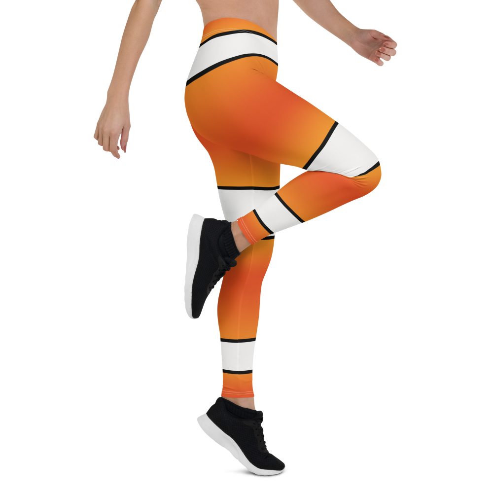 Clownfish Nemo Costume Halloween Cosplay Leggings - Image 6