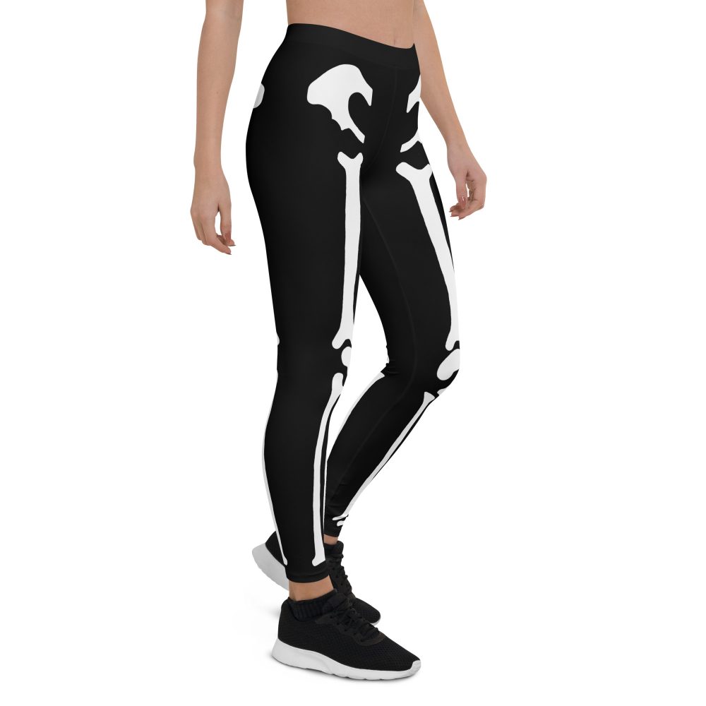 Skeleton Halloween Cosplay Costume Leggings - Image 5