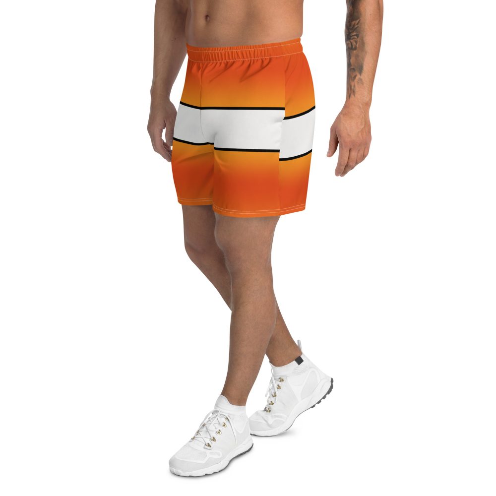 Clownfish Nemo Costume Halloween Cosplay Men's Athletic Shorts - Image 3