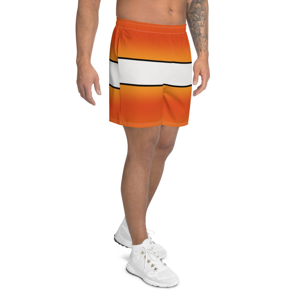 Clownfish Nemo Costume Halloween Cosplay Men's Athletic Shorts - Image 2