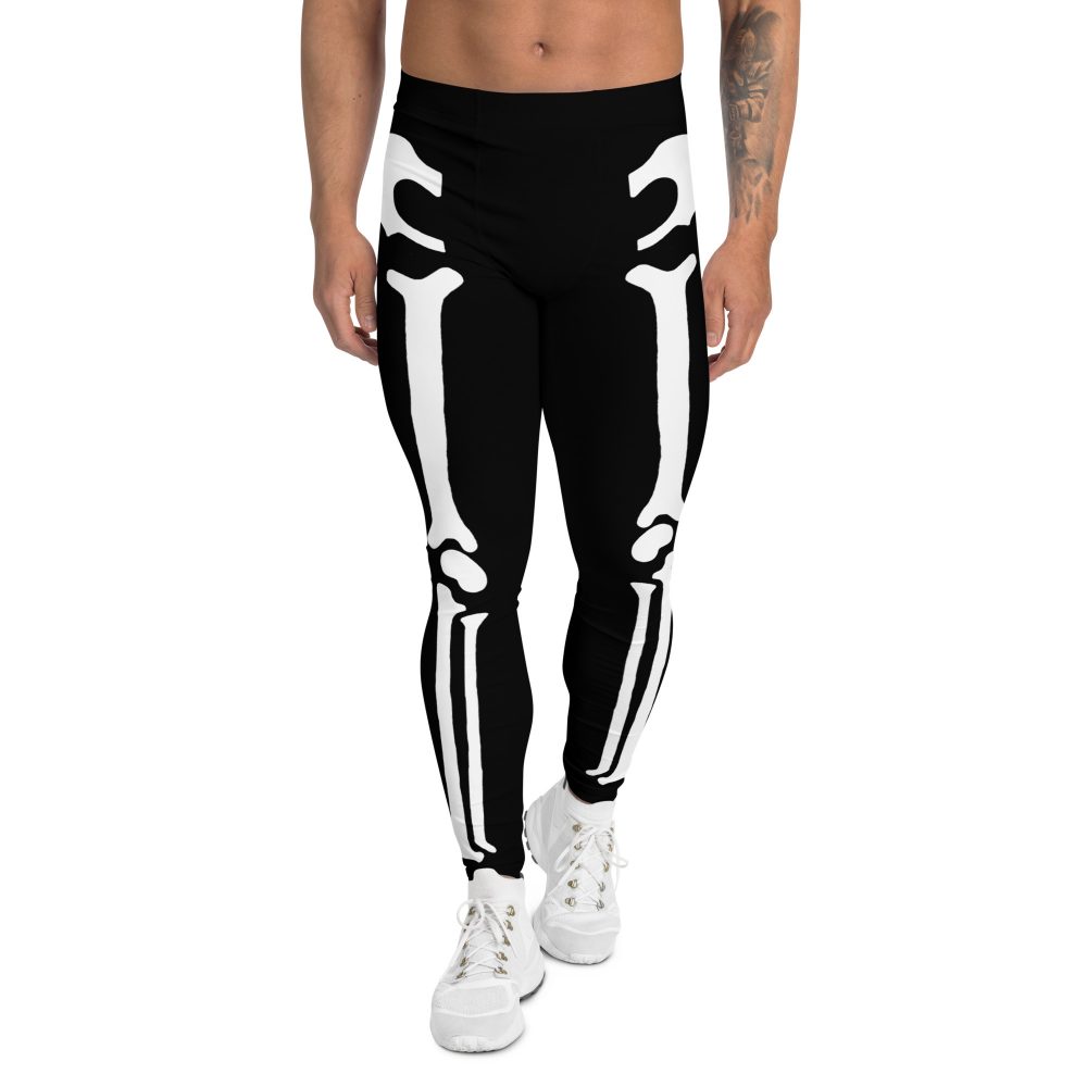 Skeleton Halloween Cosplay Costume Men's Leggings