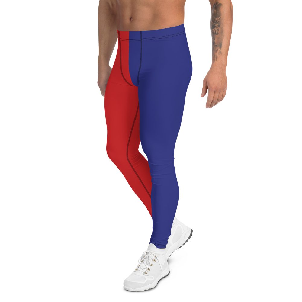 Harley Quinn Halloween Cosplay Squad Costume - Men's Leggings - Image 4