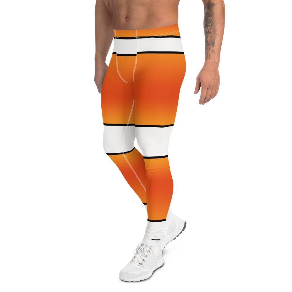 Clownfish Nemo Costume Halloween Cosplay Men's Leggings - Image 4