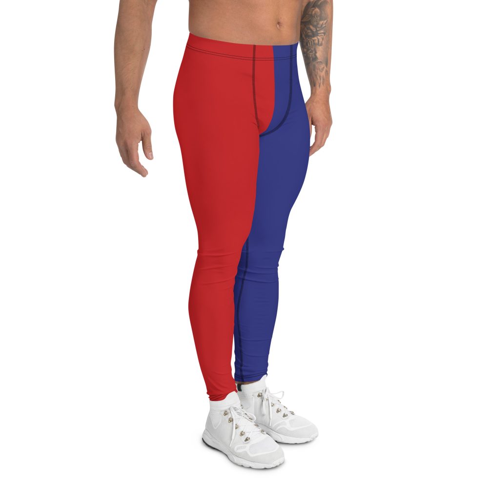 Harley Quinn Halloween Cosplay Squad Costume - Men's Leggings - Image 3