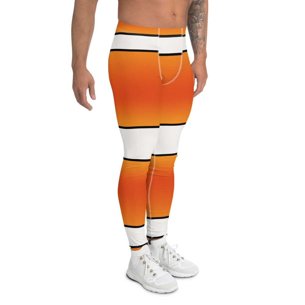 Clownfish Nemo Costume Halloween Cosplay Men's Leggings - Image 3