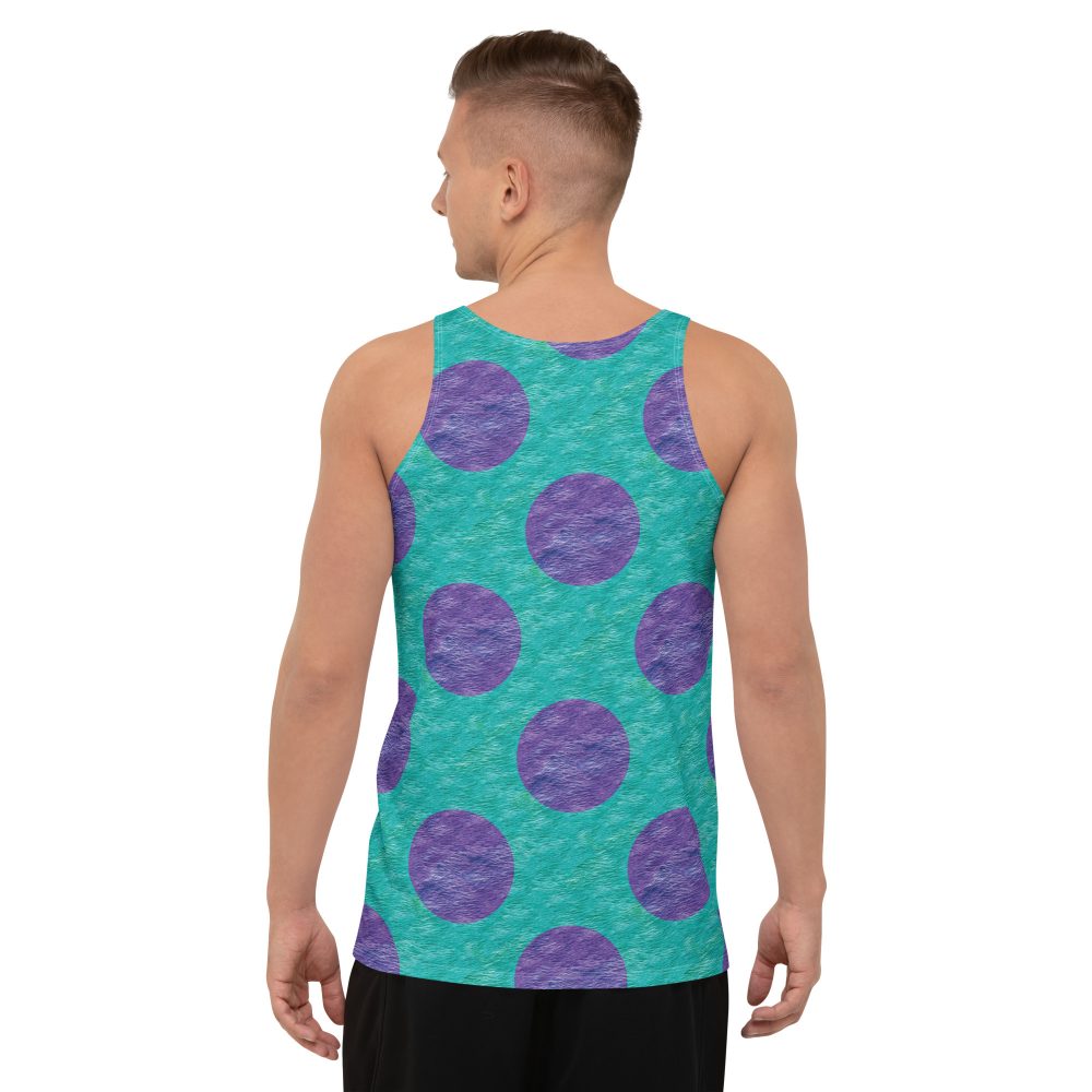 tank top, men's tank top, unisex tank top, Sully Costume, Monster costume, Monsters Inc., Cosplay Costume, Halloween Costume, Womans costume, plus size costume, matching costume, men's costume, children's costume, kid's costume, women's costume, girls costume, boys costume, running costume, rundisney, run disney, dance costume, activewear