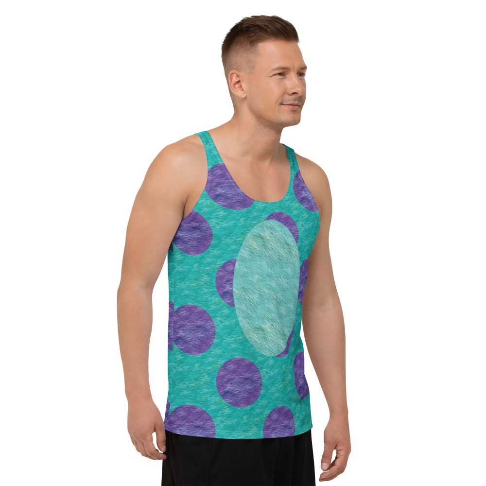 tank top, men's tank top, unisex tank top, Sully Costume, Monster costume, Monsters Inc., Cosplay Costume, Halloween Costume, Womans costume, plus size costume, matching costume, men's costume, children's costume, kid's costume, women's costume, girls costume, boys costume, running costume, rundisney, run disney, dance costume, activewear