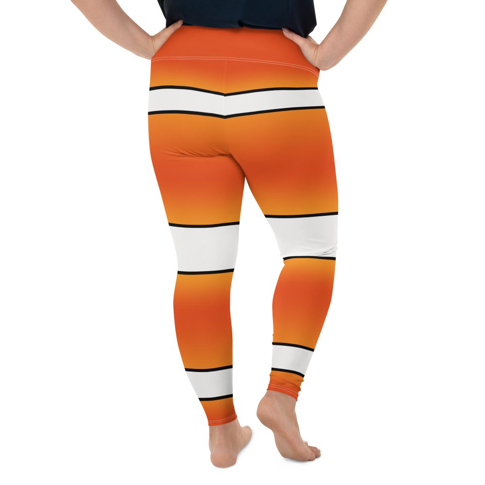 Clownfish Nemo Costume Halloween Cosplay Plus Size Leggings - Image 2