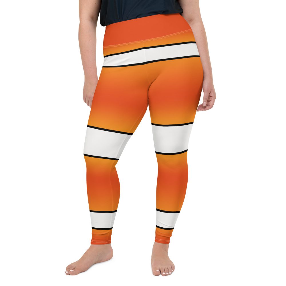 Clownfish Nemo Costume Halloween Cosplay Plus Size Leggings