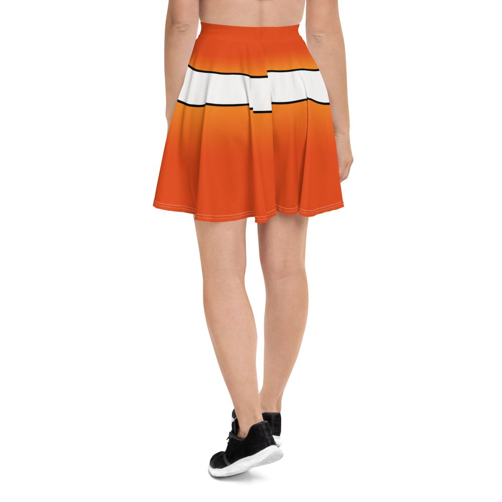 Skater Skirt, skirt, flare skirt, Nemo costume, clown fish costume, Cosplay Costume, Halloween Costume, Womans costume, plus size costume, matching costume, men's costume, children's costume, kid's costume, women's costume, girls costume, boys costume, running costume, rundisney, run disney, dance costume, activewear