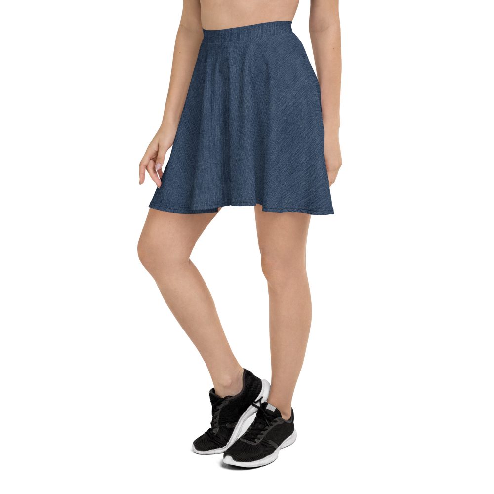 Jeggings - Jean Print Skater Skirt - Image 3