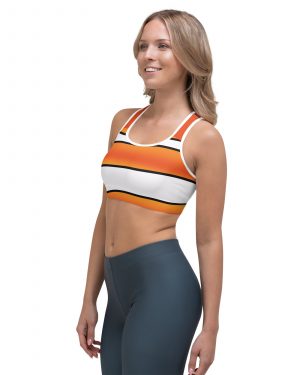 Clownfish Nemo Costume Halloween Cosplay Sports bra