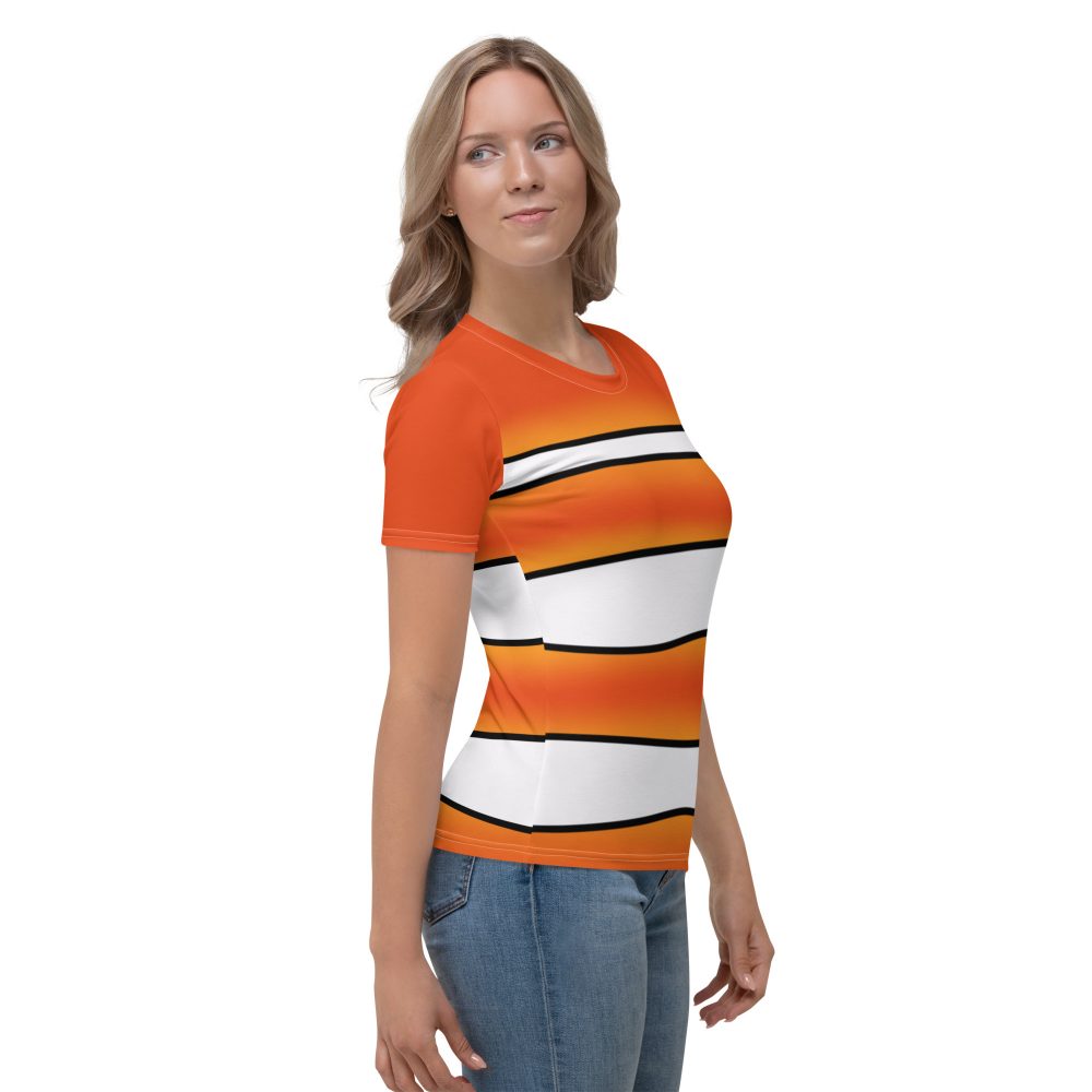 Clownfish Nemo Costume Halloween Cosplay Women's T-Shirt - Image 4