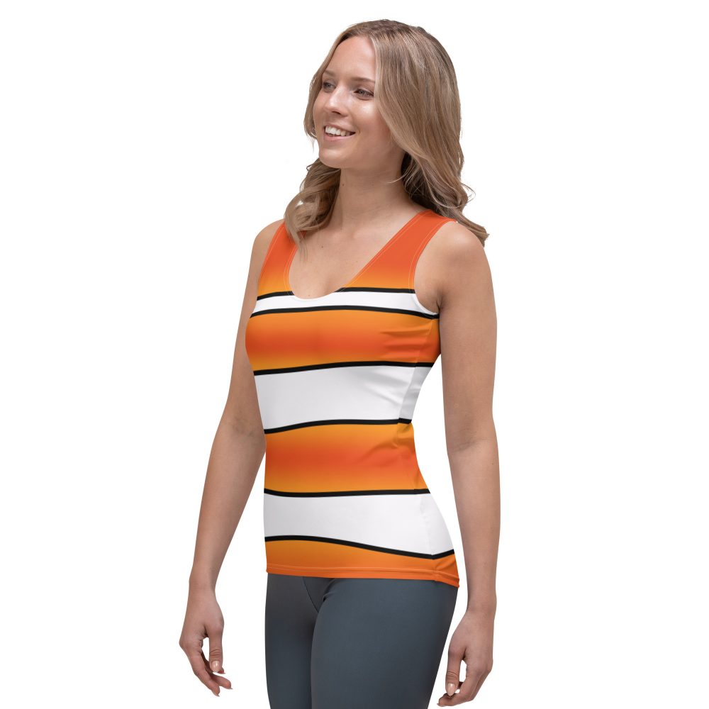 Clownfish Nemo Costume Halloween Cosplay Tank Top - Image 3