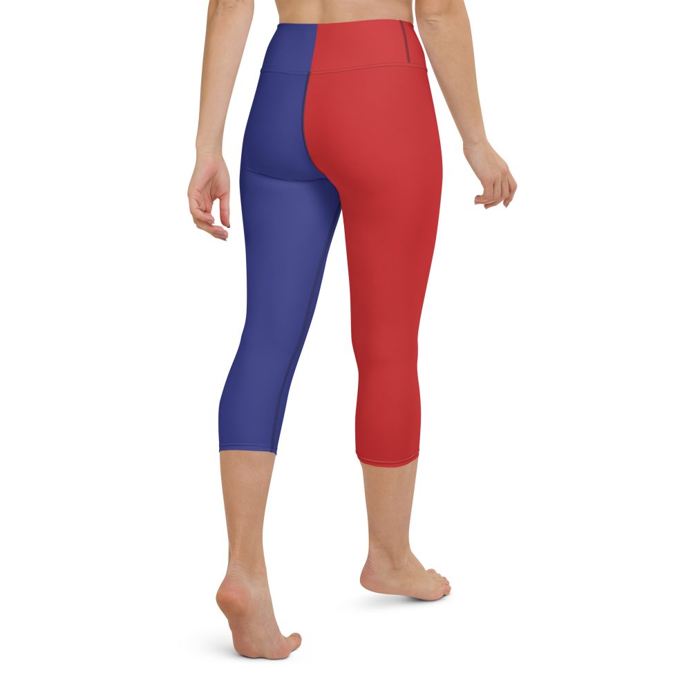 Harley Quinn Halloween Cosplay Squad Costume - Yoga Capri Leggings - Image 6