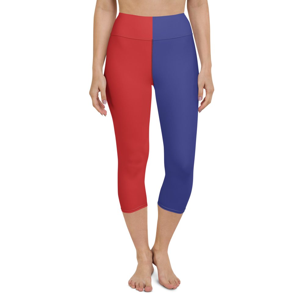 Harley Quinn Halloween Cosplay Squad Costume - Yoga Capri Leggings