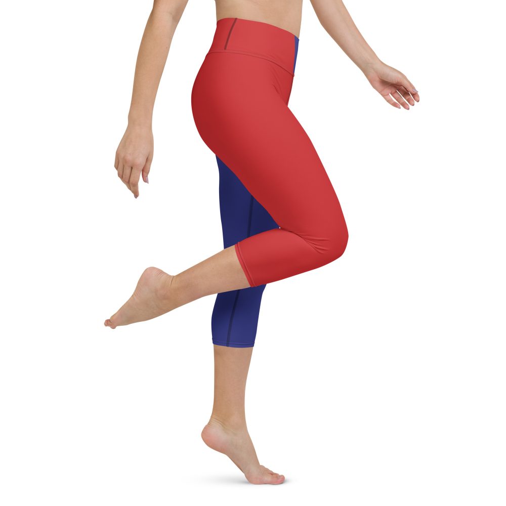 Harley Quinn Halloween Cosplay Squad Costume - Yoga Capri Leggings - Image 4