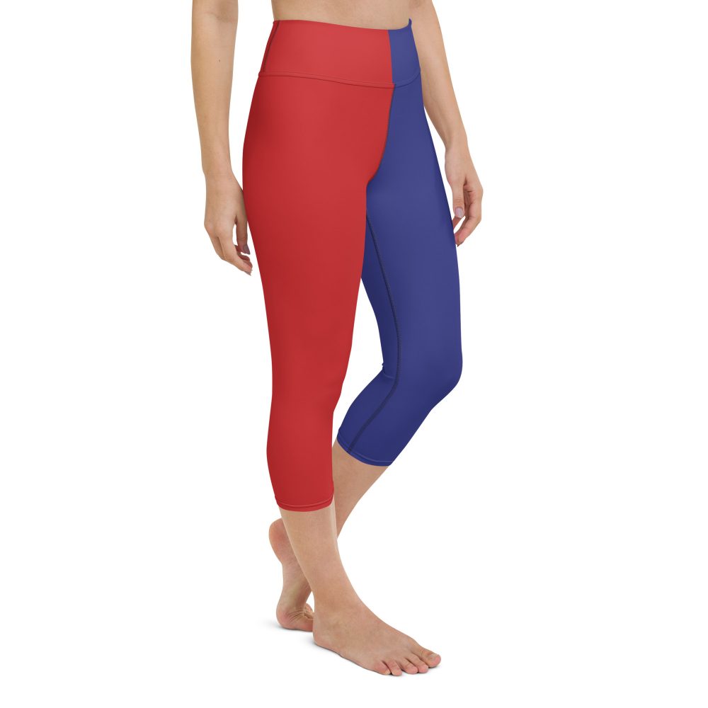 Harley Quinn Halloween Cosplay Squad Costume - Yoga Capri Leggings - Image 5